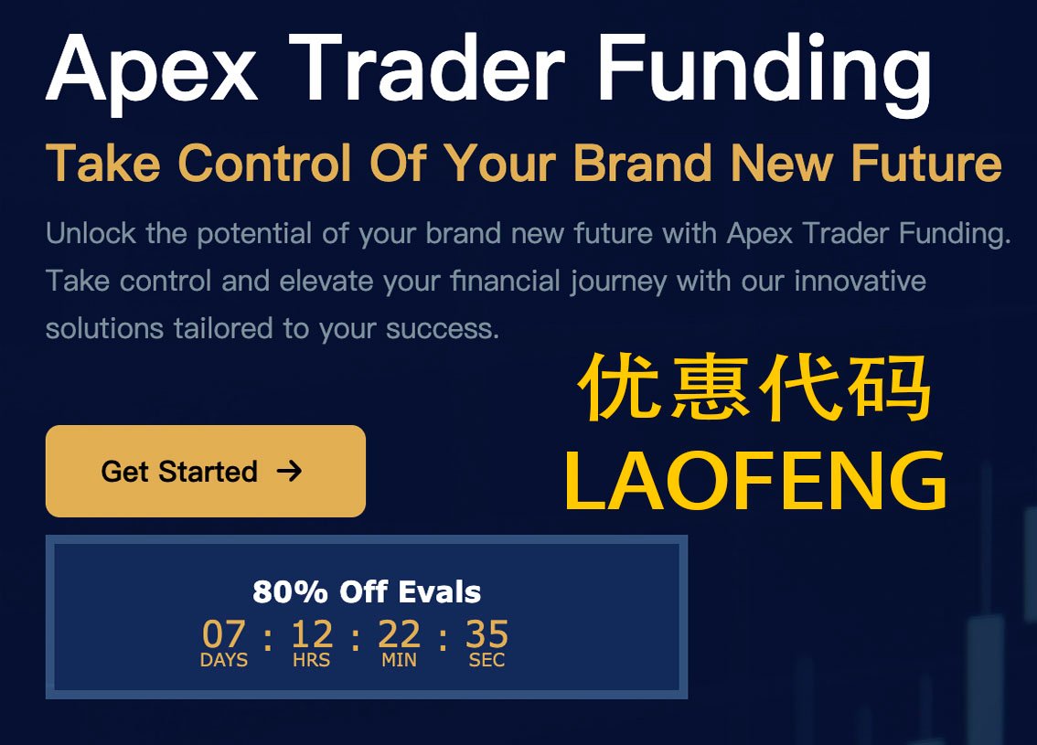 Apex Trader Funding 最新优惠解析（LAOFENG 折扣码详解）