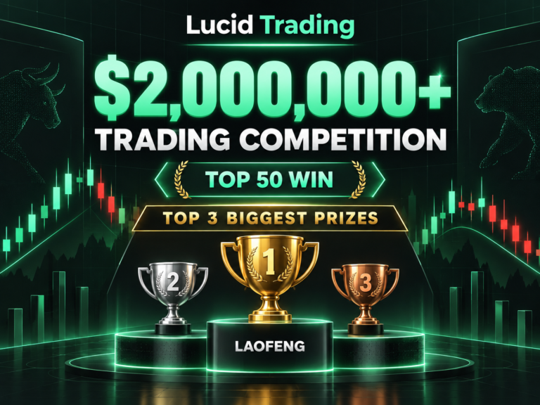 Lucid Trading 200万美元交易比赛:每日奖金、前50名与前三名奖励